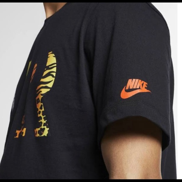 🆕 Nike HERITAGE AIR MAX Men’s T-Shirt Black Large - Picture 2 of 8